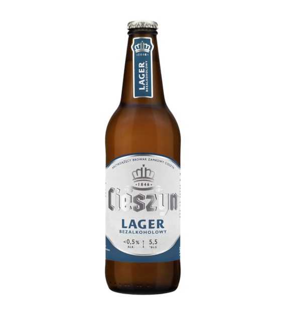 Cieszyn browar - |BEZALKO| Lager bezalkoholowy 500