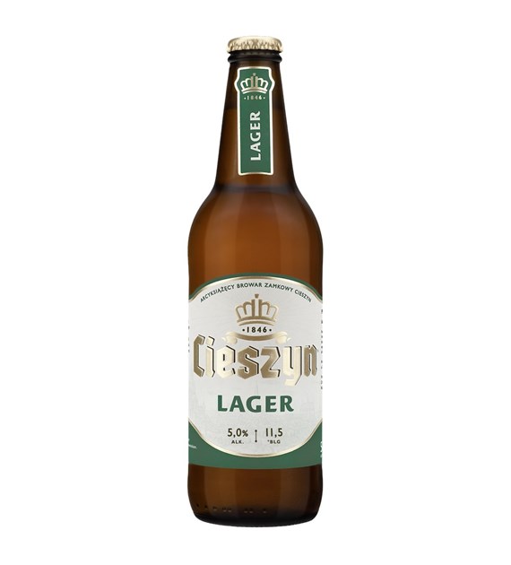 Cieszyn browar - Lager 500ml bezzwrotna