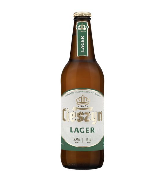 Cieszyn browar - Lager 500ml bezzwrotna