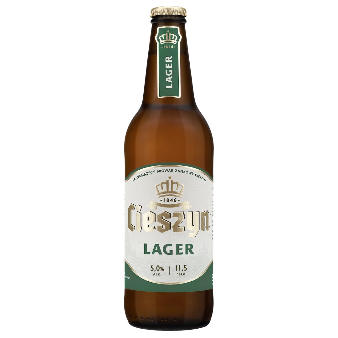 Cieszyn browar - Lager 500ml bezzwrotna