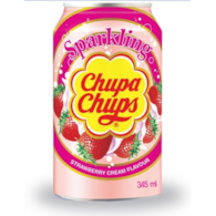 Chupa Chups truskawkowo-śmietankowy K345ml/24 e