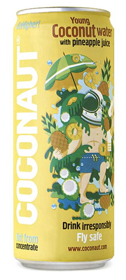 COCONAUT Woda kokos. z młod. koko. z sokiem ananas