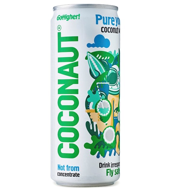 COCONAUT woda z młodego kokosa puszka 320 ml [qst]