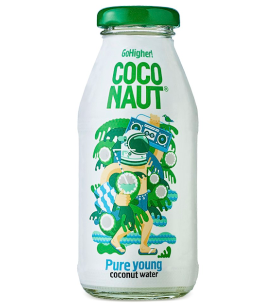 COCONAUT Woda z młodego kokosa szkło 250ml HORECA
