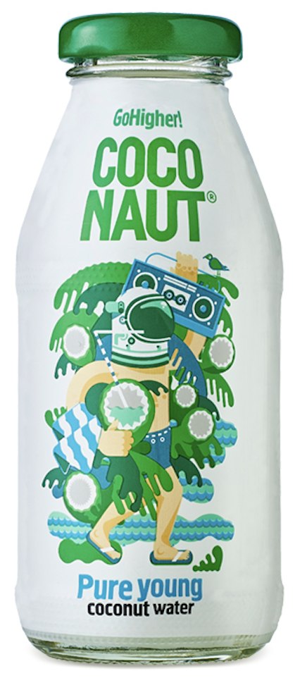 COCONAUT Woda z młodego kokosa szkło 250ml HORECA