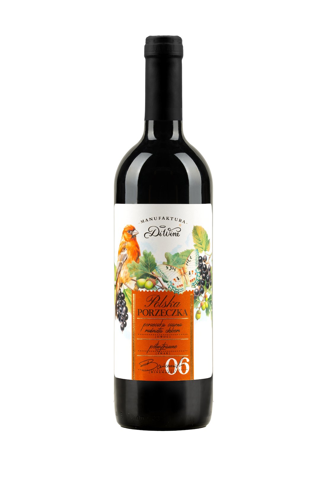 DiWine Czarna Porzeczka z dębem półwytrawne