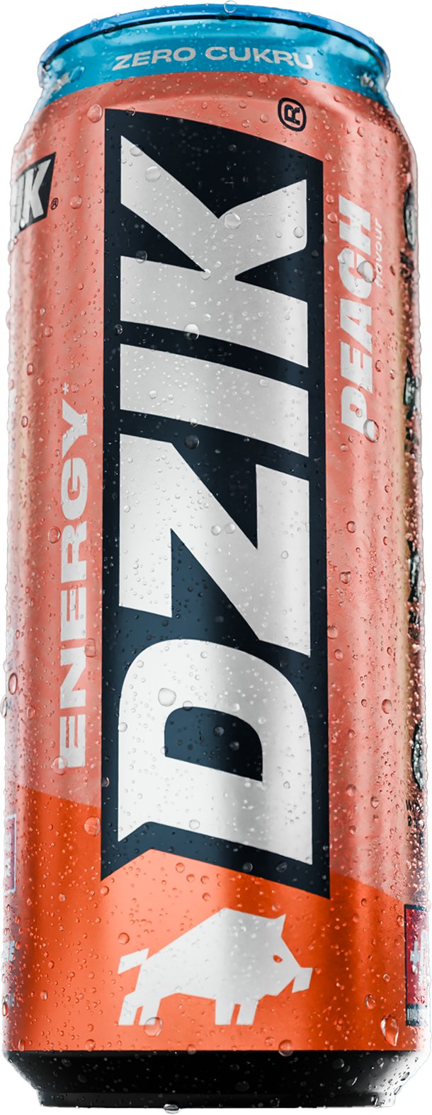 DZIK® ENERGY ZERO KALORII PEACH 500ml
