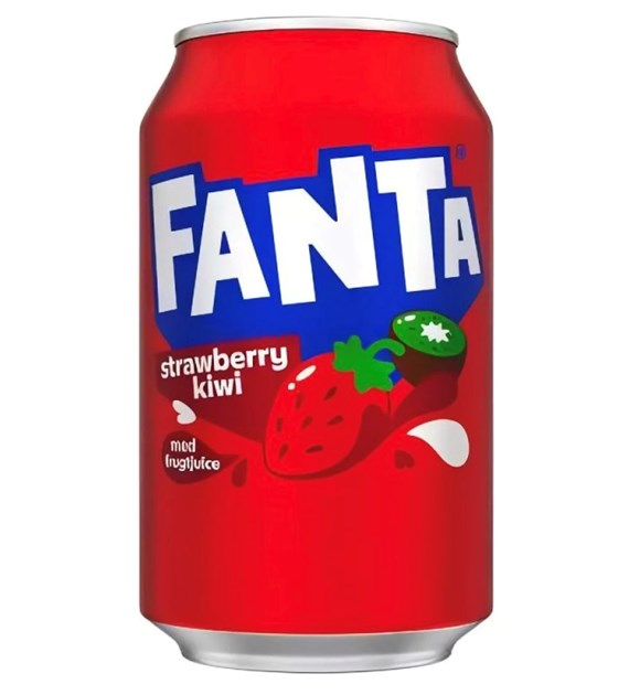 Fanta strawberry & kiwi 330 ml EU
