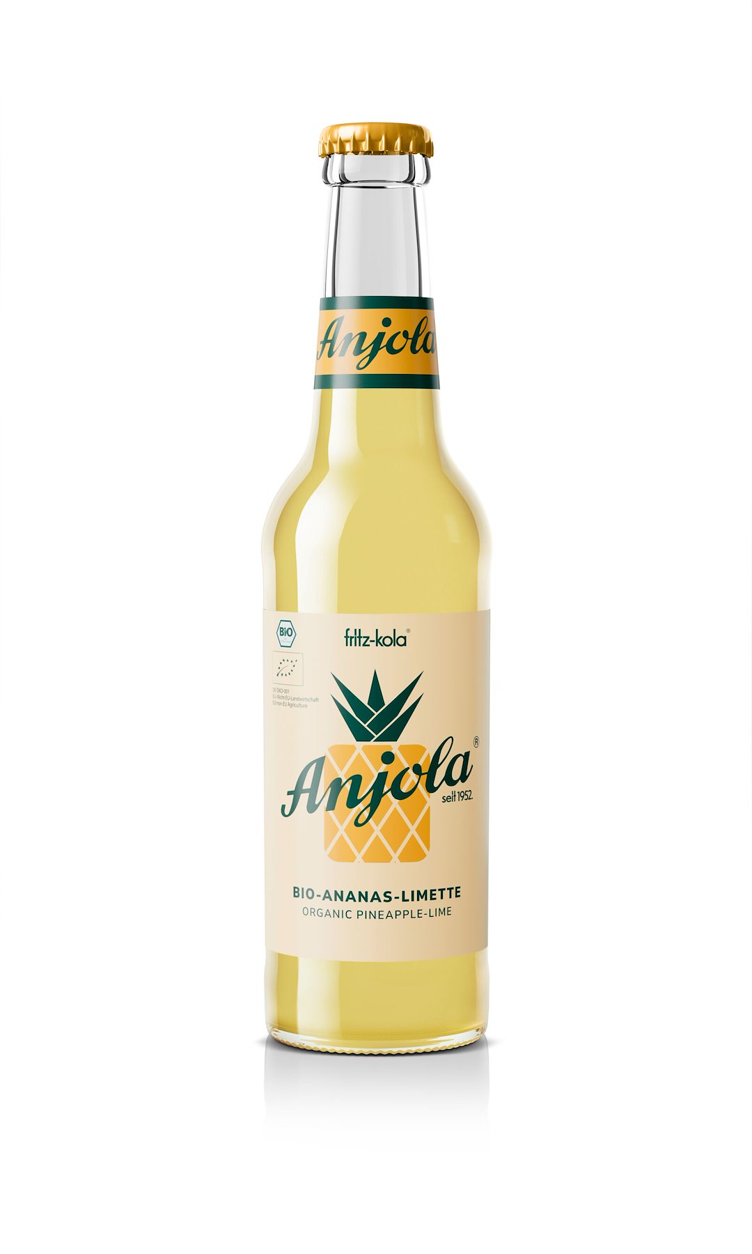 Fritz Anjola Bio-lemoniada Ananas-Limonka 0,33l