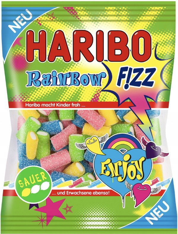 HARIBO 160G RAINBOW FIZZ /22