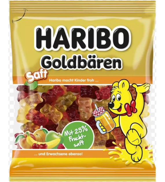 HARIBO 160G SAFT GOLDBAREN /20