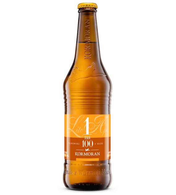 Kormoran 1na100 pigwowiec i miód but. bzw 0,5l