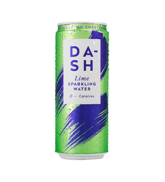 DASH WATER gazowana Limonka (Lime) 330ml