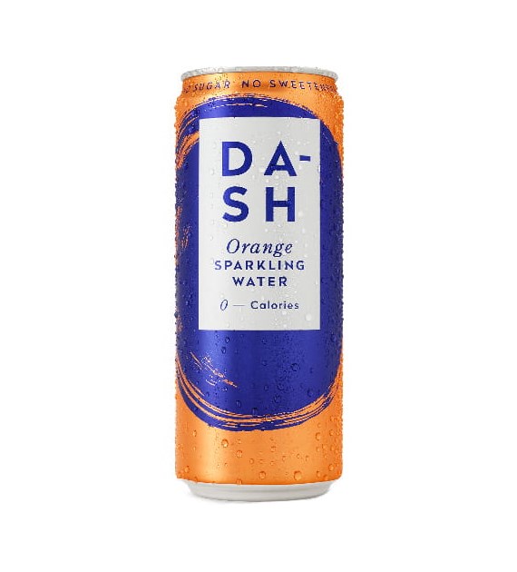DASH WATER gazowana orange (pomarańcz) 330 ml