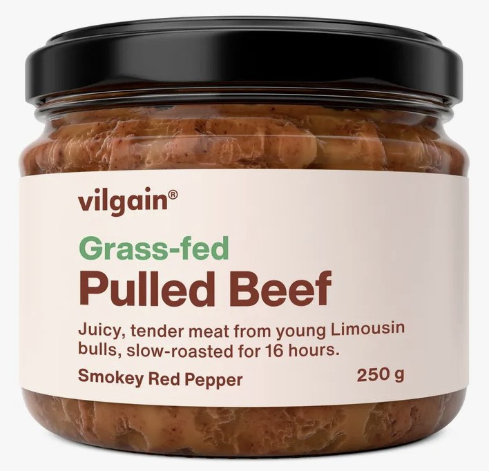 Vilgain Szarpana wołowina Wędzona papryka 250 g [P