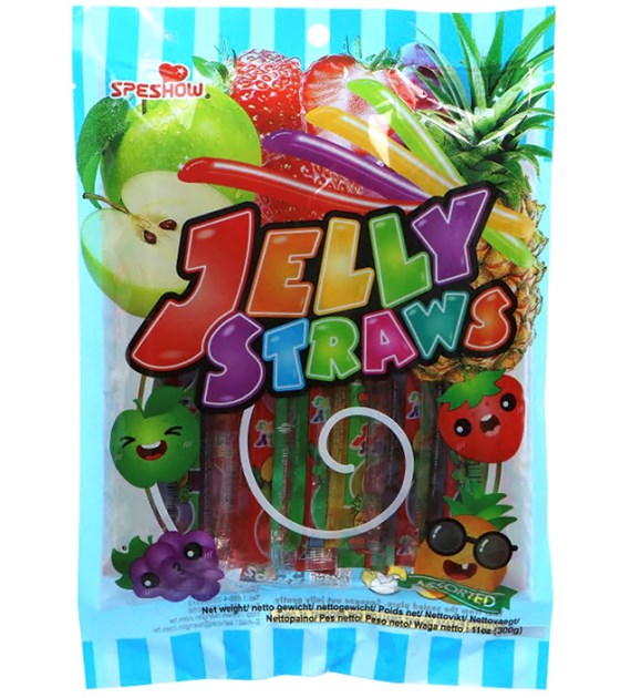 Żelki owocowe Straws BAG | 300g | Speshow | TW [BG