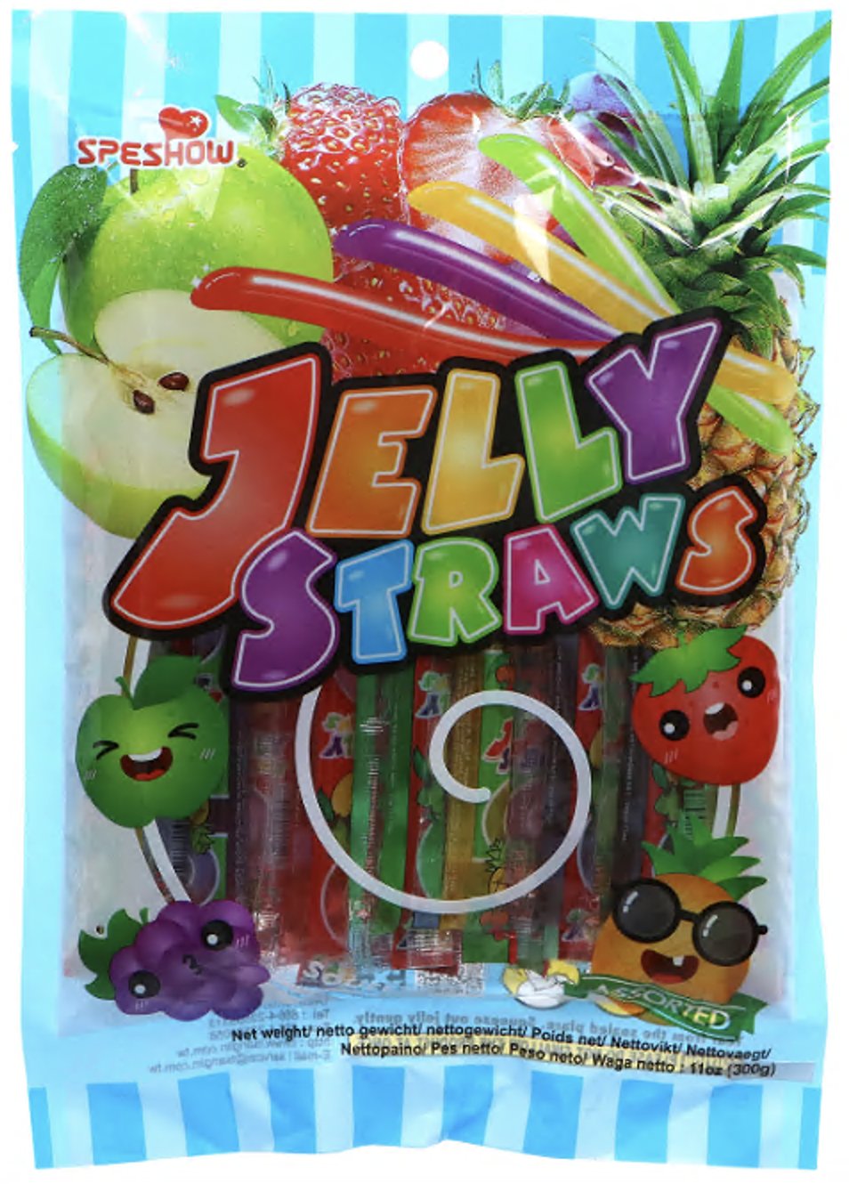 Żelki owocowe Straws BAG | 300g | Speshow | TW [BG