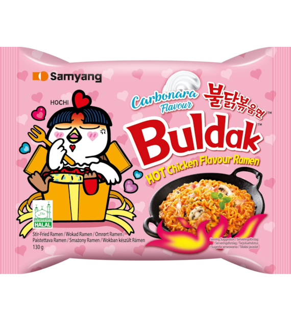 Ramen Hot Kurczak Carbonara 130g | SamYang |KR