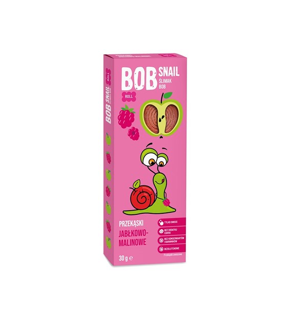 bob snail ROLLS jablko malina TM 30g