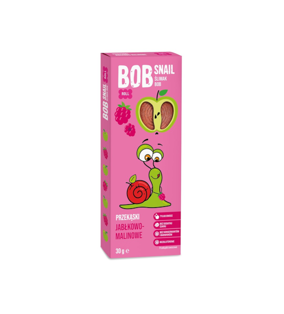 bob snail ROLLS jablko malina TM 30g