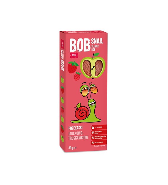 bob snail ROLLS jablko truskawka TM 30g