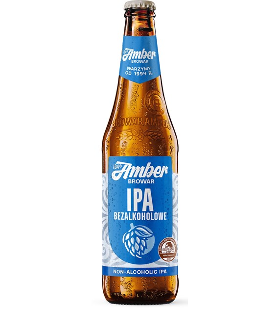 AMBER bezalkoholowa ipa -  500 ml bezzwrotna