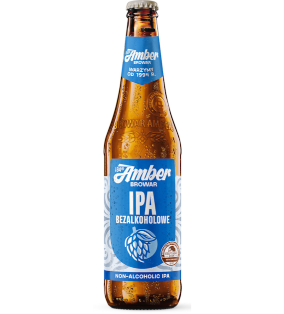 AMBER bezalkoholowa ipa -  500 ml bezzwrotna