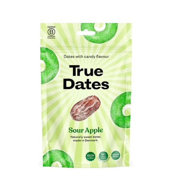 TRUE DATES daktyle sour apple 100g