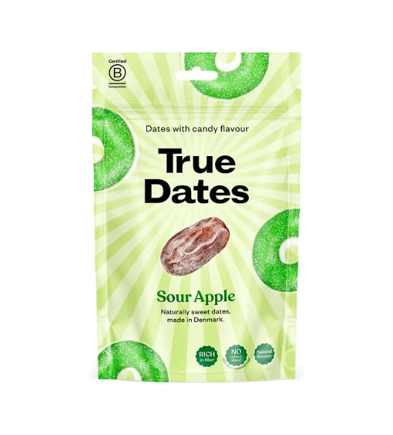 TRUE DATES daktyle sour apple 100g