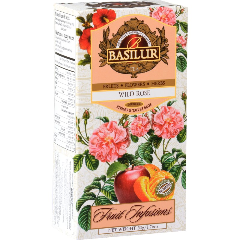 Basilur herb. Wild rose w saszet. 25x2g 71989