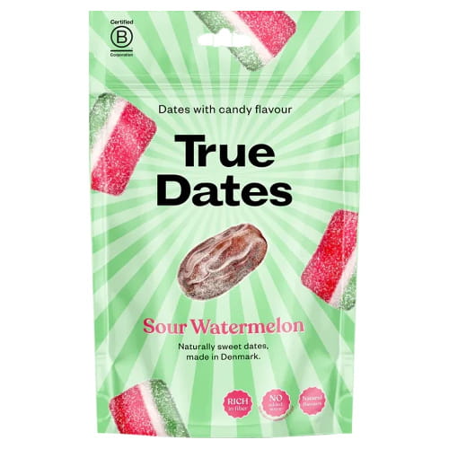 TRUE DATES daktyle sour watermelon 100g