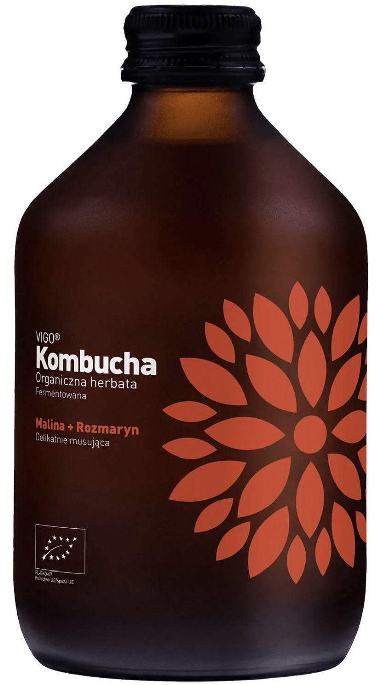VIGO Kombucha BIO Malina+Rozmaryn 330ml PL
