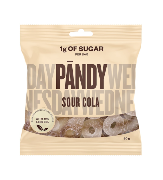 PANDY ŻELKI Sour Cola, 50 g