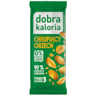 dobra kaloria baton owocowy chrupiący orzech 35g