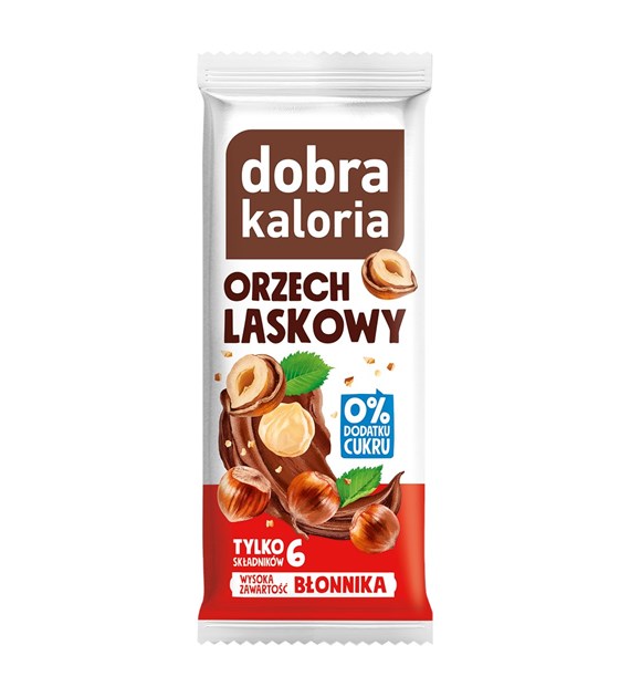 dobra kaloria baton orzech laskowy  35g