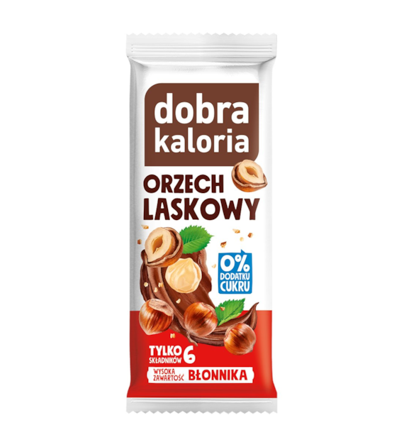 dobra kaloria baton orzech laskowy  35g