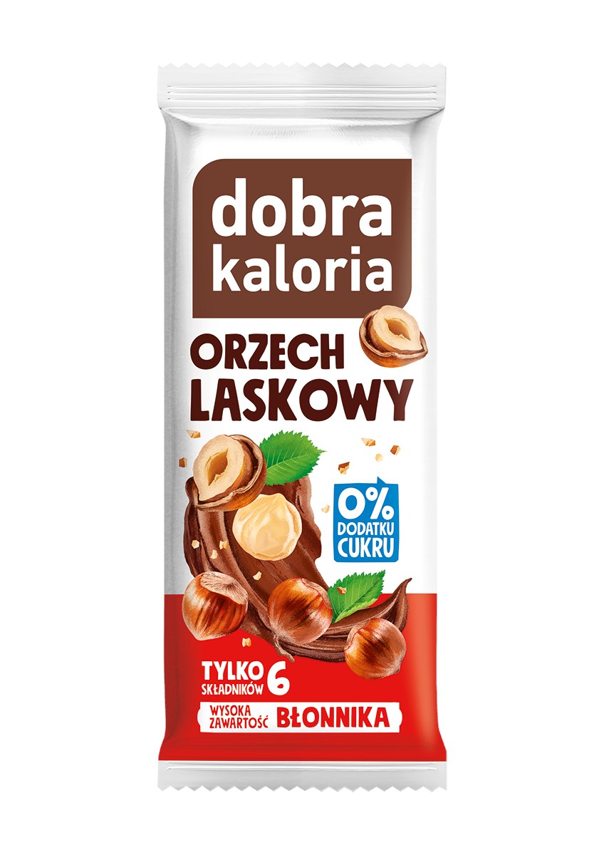 dobra kaloria baton orzech laskowy  35g