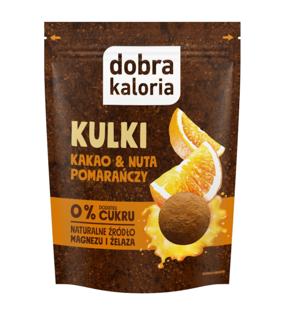 dobra kaloria kulki kakao i nuta pomarańczy 65g