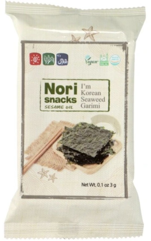 Sesame Oil Seasoned Seaweed Snack6x24x3g|Garimi|KR