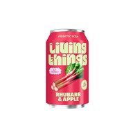 Living Things rabarbar jablko 330ml