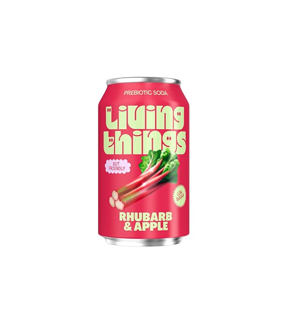 Living Things rabarbar jablko 330ml