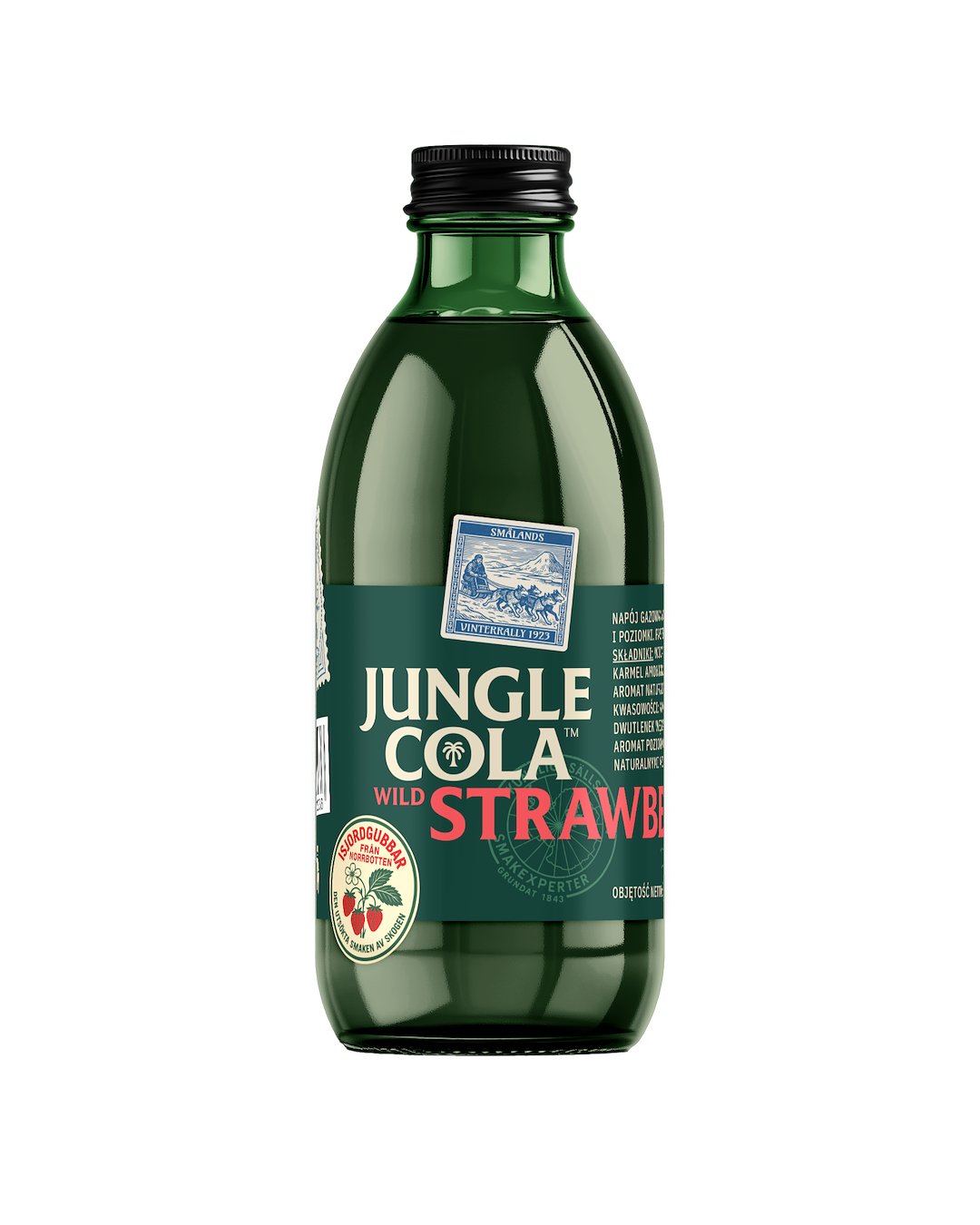 Jungle Cola Poziomka (wil strawberry) 330ml