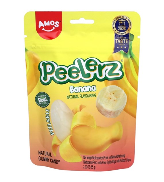 Żelki Peelerz Banan | Amos | 65g |