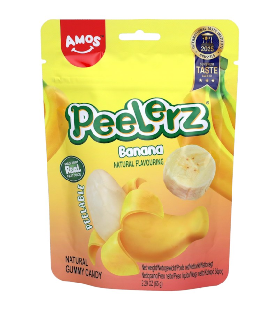 Żelki Peelerz Banan | Amos | 65g |