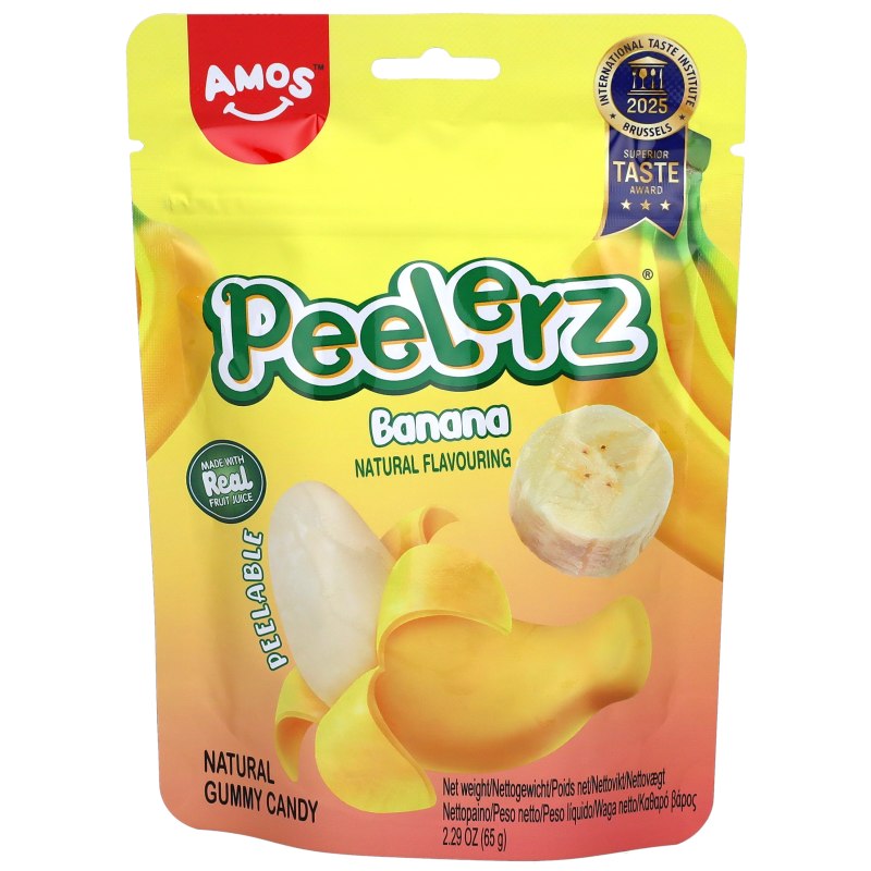Żelki Peelerz Banan | Amos | 65g |