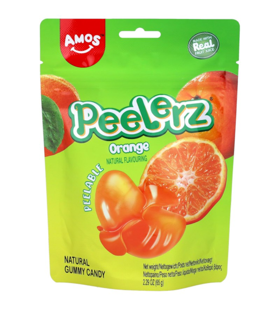 Żelki Peelerz Pomarańcza | Amos | 65g |