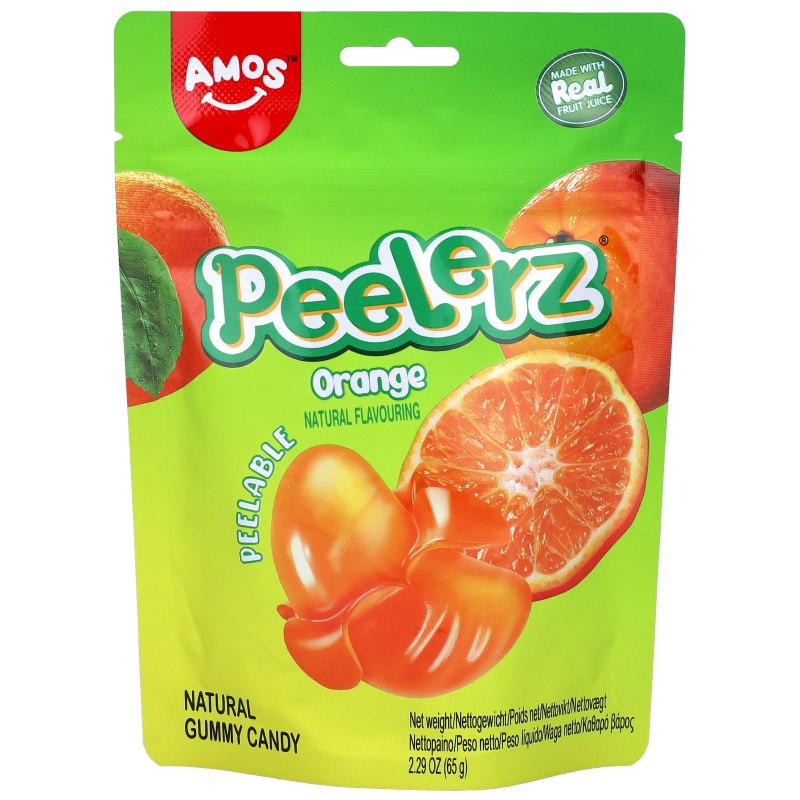 Żelki Peelerz Pomarańcza | Amos | 65g |
