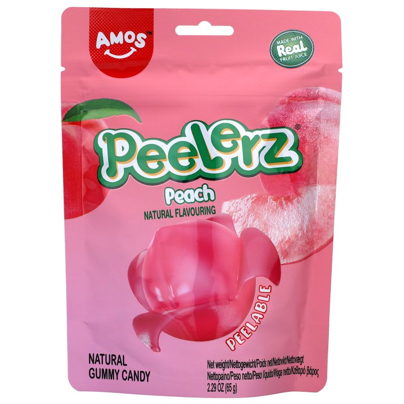 Żelki Peelerz Brzoskwinia | Amos | 65g