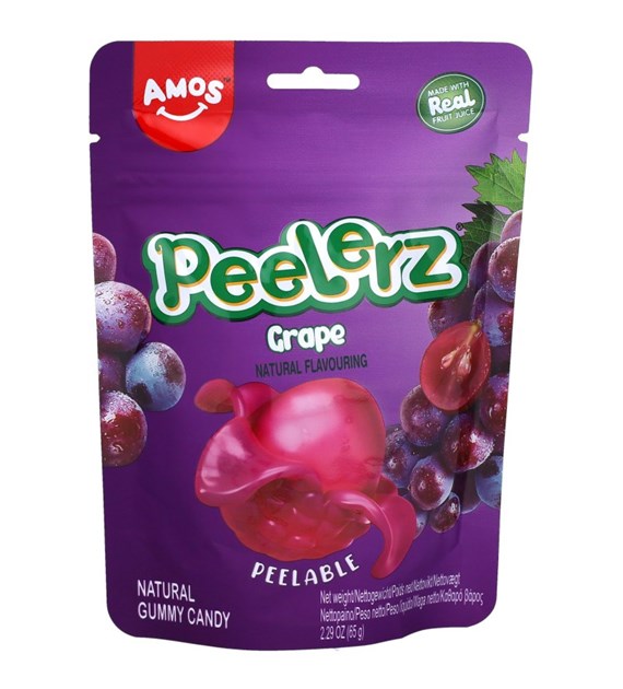 Żelki Peelerz Winogrono | Amos | 65g |
