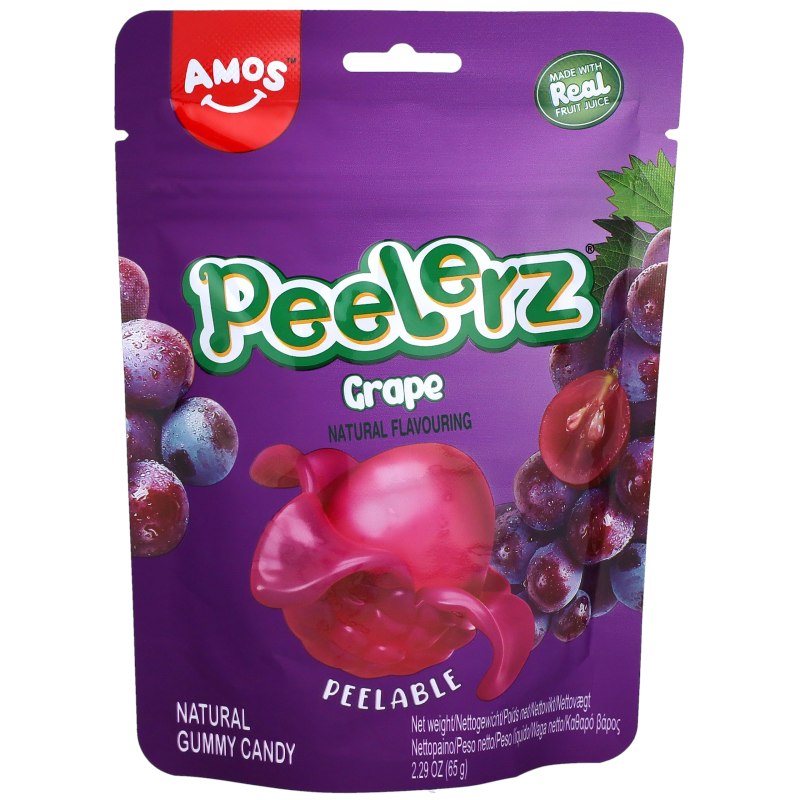 Żelki Peelerz Winogrono | Amos | 65g |